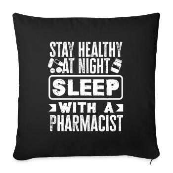 Apothecary Apothecary Apothecary Pharmacy Gift - Sofa pillowcase 17,3'' x 17,3'' (45 x 45 cm) - black - Front