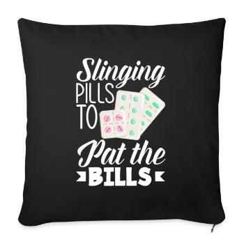 Apothecary Apothecary Apothecary Pharmacy Gift - Sofa pillowcase 17,3'' x 17,3'' (45 x 45 cm) - black - Front
