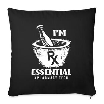Apothecary Apothecary Apothecary Pharmacy Gift - Sofa pillowcase 17,3'' x 17,3'' (45 x 45 cm) - black - Front