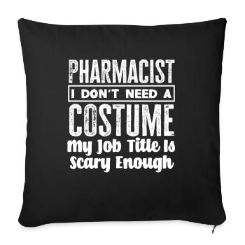 Apothecary Apothecary Apothecary Pharmacy Gift - Sofa pillowcase 17,3'' x 17,3'' (45 x 45 cm) - black - Front
