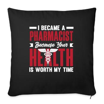 Apothecary Apothecary Apothecary Pharmacy Gift - Sofa pillowcase 17,3'' x 17,3'' (45 x 45 cm) - black - Front