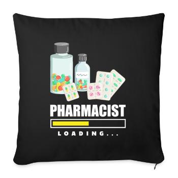 Apothecary Apothecary Apothecary Pharmacy Gift - Sofa pillowcase 17,3'' x 17,3'' (45 x 45 cm) - black - Front