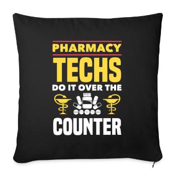 Apothecary Apothecary Apothecary Pharmacy Gift - Sofa pillowcase 17,3'' x 17,3'' (45 x 45 cm) - black - Front