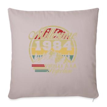 Vintage 1984 - Sofa pillowcase 17,3'' x 17,3'' (45 x 45 cm) - light taupe - Front