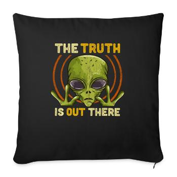 The Truth Is Out There Martian Alien Gift - Sofa pillowcase 17,3'' x 17,3'' (45 x 45 cm) - black - Front