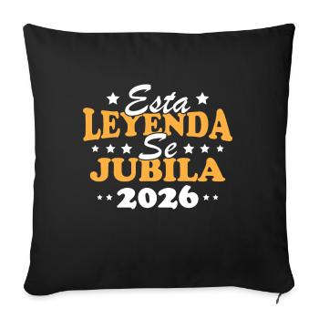 This Legend Retires 2026 - Sofa pillowcase 17,3'' x 17,3'' (45 x 45 cm) - black - Front