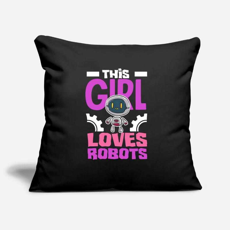 Robotics Robot Programmer Sofa pillowcase 17,3'' x 17,3'' (45 x 45 cm)