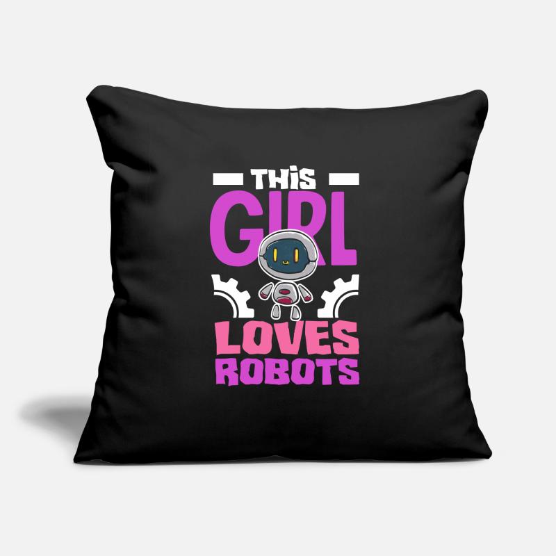 Robotics Robot Programmer Sofa pillowcase 17,3'' x 17,3'' (45 x 45 cm)