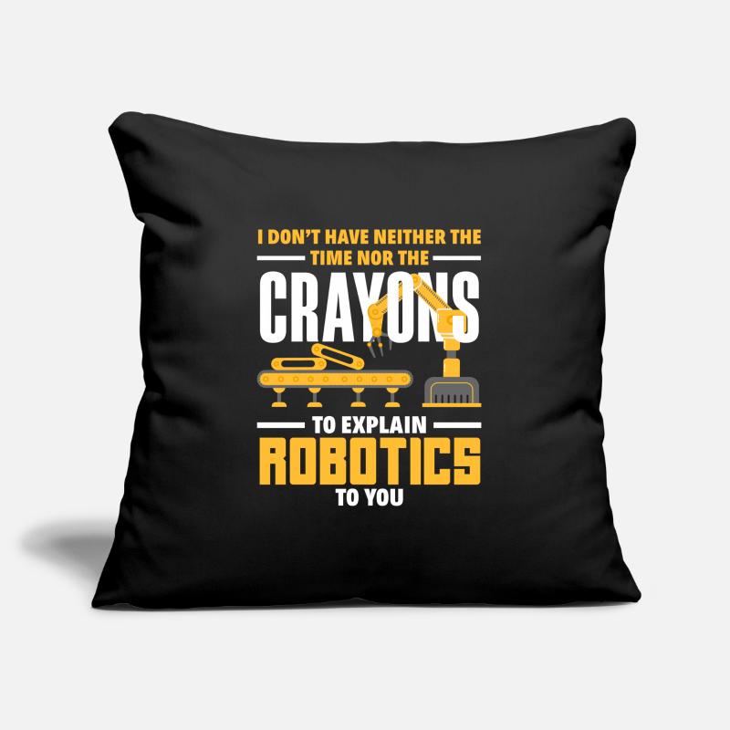 Robotics Robot Programmer Sofa pillowcase 17,3'' x 17,3'' (45 x 45 cm)