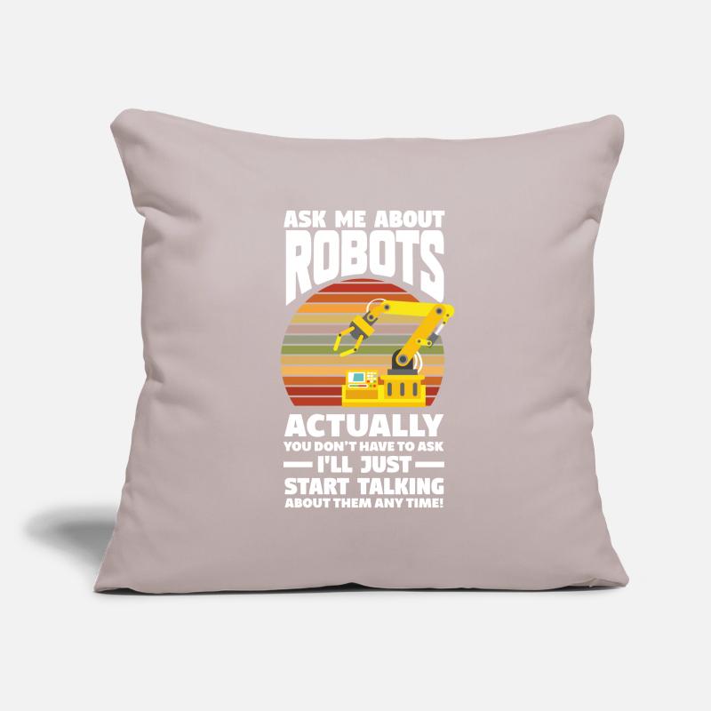 Robotics Robot Programmer Sofa pillowcase 17,3'' x 17,3'' (45 x 45 cm)