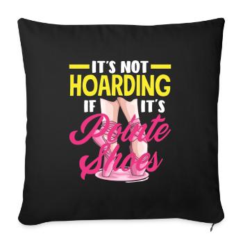 Cute Ballerina Ballet Dancer Gift - Sofa pillowcase 17,3'' x 17,3'' (45 x 45 cm) - black - Front