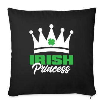 Funny Irishman Ireland Gift - Sofa pillowcase 17,3'' x 17,3'' (45 x 45 cm) - black - Front
