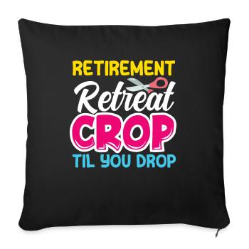Memory Book, Scrapbook, Scrapbook, Scrapbook, Scrapbook - Sofa pillowcase 17,3'' x 17,3'' (45 x 45 cm) - black - Front