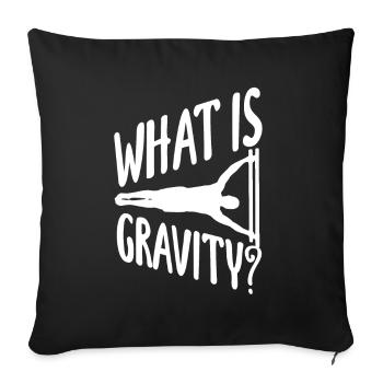 Calisthenics Training Fitness Workout - Sofa pillowcase 17,3'' x 17,3'' (45 x 45 cm) - black - Front