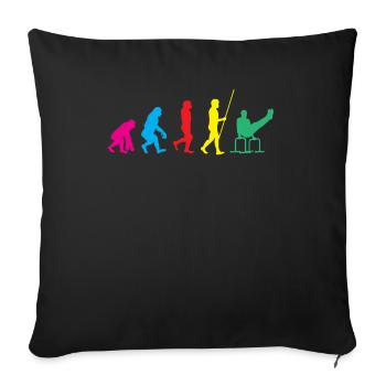Calisthenics Training Fitness Workout - Sofa pillowcase 17,3'' x 17,3'' (45 x 45 cm) - black - Front