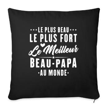 The best dad in the world - Sofa pillowcase 17,3'' x 17,3'' (45 x 45 cm) - black - Front