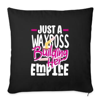 Skin Care Beautician Cosmetics - Sofa pillowcase 17,3'' x 17,3'' (45 x 45 cm) - black - Front