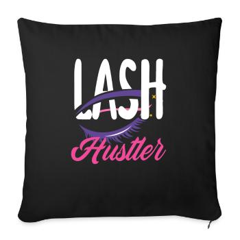 Skin Care Beautician Cosmetics - Sofa pillowcase 17,3'' x 17,3'' (45 x 45 cm) - black - Front