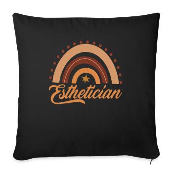 Skin Care Beautician Cosmetics - Sofa pillowcase 17,3'' x 17,3'' (45 x 45 cm) - black - Front