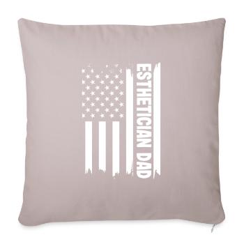 Soins de la peau Esthéticienne Cosmétiques - Housse de coussin décorative 45 x 45 cm - taupe clair - Devant