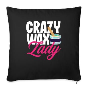 Skin Care Beautician Cosmetics - Sofa pillowcase 17,3'' x 17,3'' (45 x 45 cm) - black - Front