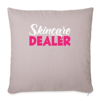Soins de la peau Esthéticienne Cosmétiques - Housse de coussin décorative 45 x 45 cm - taupe clair - Devant