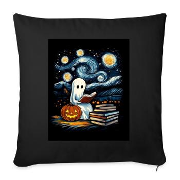 Cadeau d’Halloween Femmes Hommes Enfants Décoration - Housse de coussin décorative 45 x 45 cm - noir - Devant