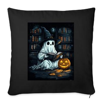 Cadeau d’Halloween Femmes Hommes Enfants Décoration - Housse de coussin décorative 45 x 45 cm - noir - Devant