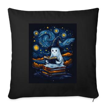 Cadeau d’Halloween Femmes Hommes Enfants Décoration - Housse de coussin décorative 45 x 45 cm - noir - Devant