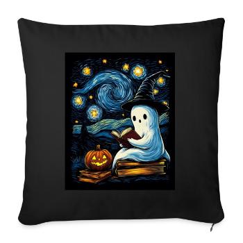 Cadeau d’Halloween Femmes Hommes Enfants Décoration - Housse de coussin décorative 45 x 45 cm - noir - Devant