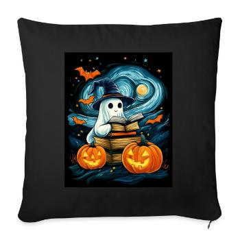 Cadeau d’Halloween Femmes Hommes Enfants Décoration - Housse de coussin décorative 45 x 45 cm - noir - Devant
