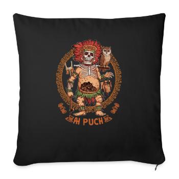 Ah Puch Ancien Maya Mort Dieu Unique Halloween - Housse de coussin décorative 45 x 45 cm - noir - Devant