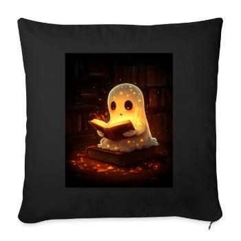 Cadeau d’Halloween Femmes Hommes Enfants Décoration - Housse de coussin décorative 45 x 45 cm - noir - Devant