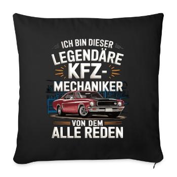 Je suis ce mécanicien automobile légendaire de la - Housse de coussin décorative 45 x 45 cm - noir - Devant