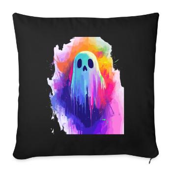 Cadeau d’Halloween Femmes Hommes Enfants Décoration - Housse de coussin décorative 45 x 45 cm - noir - Devant