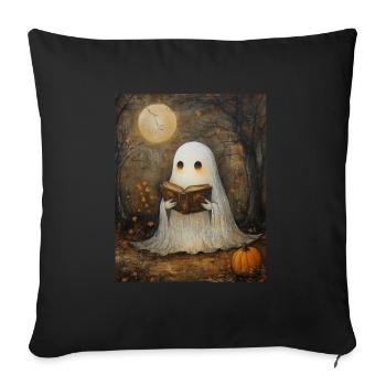 Cadeau d’Halloween Femmes Hommes Enfants Décoration - Housse de coussin décorative 45 x 45 cm - noir - Devant