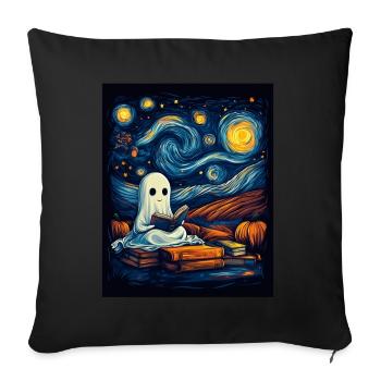 Cadeau d’Halloween Femmes Hommes Enfants Décoration - Housse de coussin décorative 45 x 45 cm - noir - Devant
