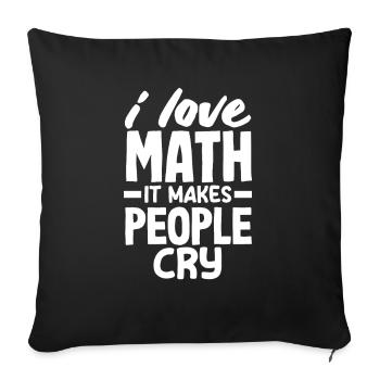 Funny Teacher Teacher Gift - Sofa pillowcase 17,3'' x 17,3'' (45 x 45 cm) - black - Front