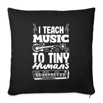 Funny Teacher Teacher Gift - Sofa pillowcase 17,3'' x 17,3'' (45 x 45 cm) - black - Front