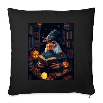 Halloween Gift Women Rooster Men Kids Decoration - Sofa pillowcase 17,3'' x 17,3'' (45 x 45 cm) - black - Front