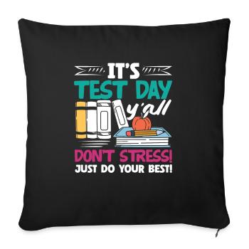 Funny Teacher Teacher Gift - Sofa pillowcase 17,3'' x 17,3'' (45 x 45 cm) - black - Front