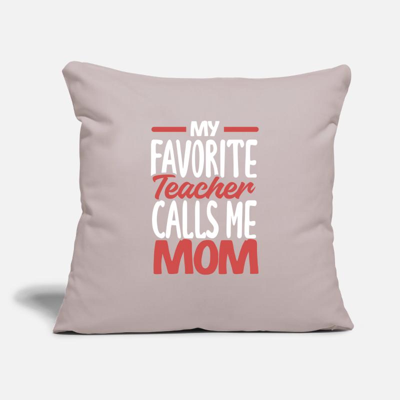 Drôle de professeur Cadeau d’enseignant Housse de coussin décorative 45 x 45 cm