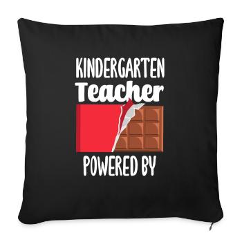 Funny Teacher Teacher Gift - Sofa pillowcase 17,3'' x 17,3'' (45 x 45 cm) - black - Front