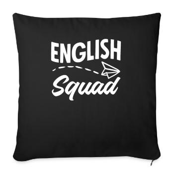 Funny Teacher Teacher Gift - Sofa pillowcase 17,3'' x 17,3'' (45 x 45 cm) - black - Front