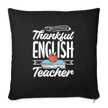 Funny Teacher Teacher Gift - Sofa pillowcase 17,3'' x 17,3'' (45 x 45 cm) - black - Front