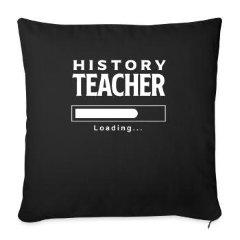 Funny Teacher Teacher Gift - Sofa pillowcase 17,3'' x 17,3'' (45 x 45 cm) - black - Front