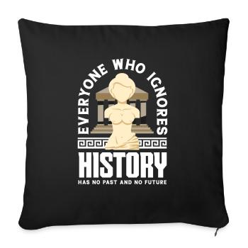 Funny Teacher Teacher Gift - Sofa pillowcase 17,3'' x 17,3'' (45 x 45 cm) - black - Front