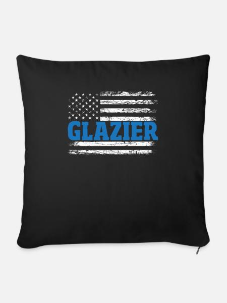 Glaser Geschenk - Sofakissenbezug 45 x 45 cm - Schwarz