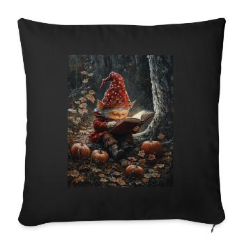 Christmas Elf Women Men Children Christmas - Sofa pillowcase 17,3'' x 17,3'' (45 x 45 cm) - black - Front