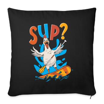 Racing SUP Accessoires Allround Chicken Sup - Housse de coussin décorative 45 x 45 cm - noir - Devant